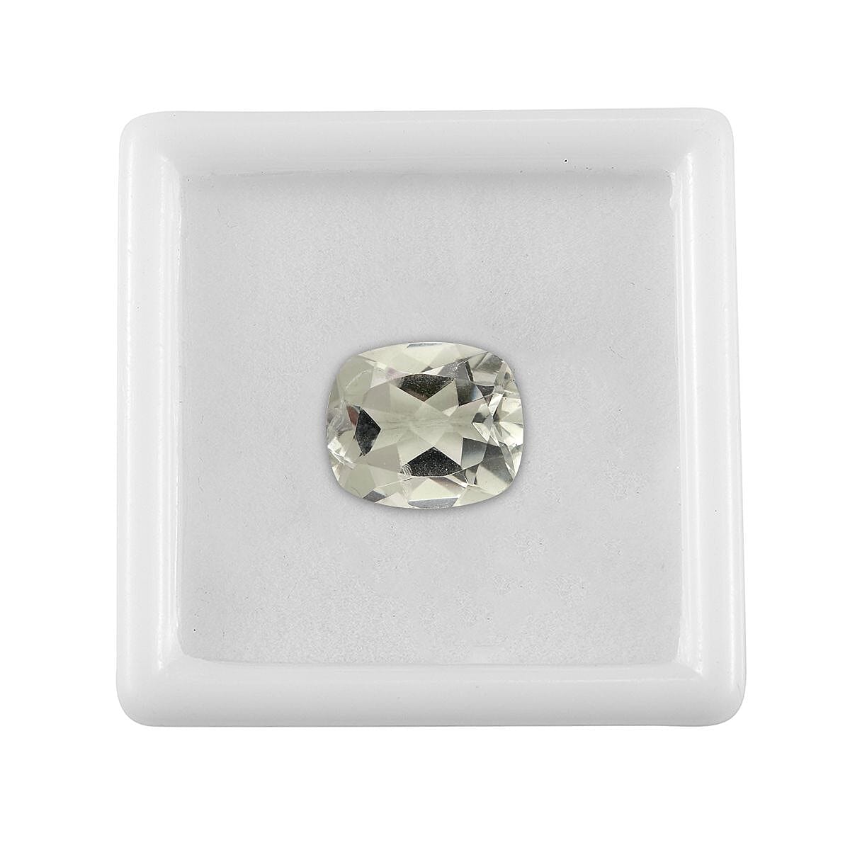 Montezuma Prasiolite (Cush 12x10 mm) 4.49 ctw image number 3