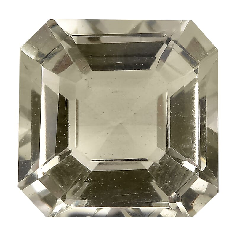 Asscher Cut Montezuma Prasiolite (Oct 10x10 mm) 4.29 ctw