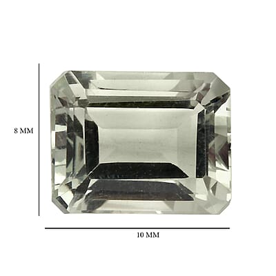 AAA Montezuma Prasiolite (Octa 10x8 mm) 3.08 ctw