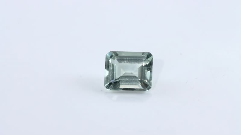 Montezuma Prasiolite (Oct 12x10 mm) 5.14 ctw Loose Gemstone
