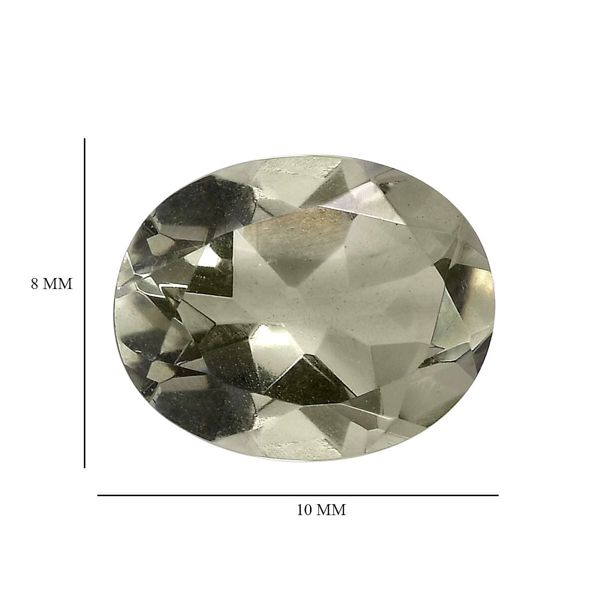 AAA Montezuma Prasiolite (Oval 10x8 mm) 2.30 ctw
