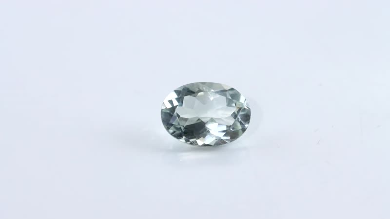 AAA Montezuma Prasiolite (Oval 14x10 mm) 5.72 ctw