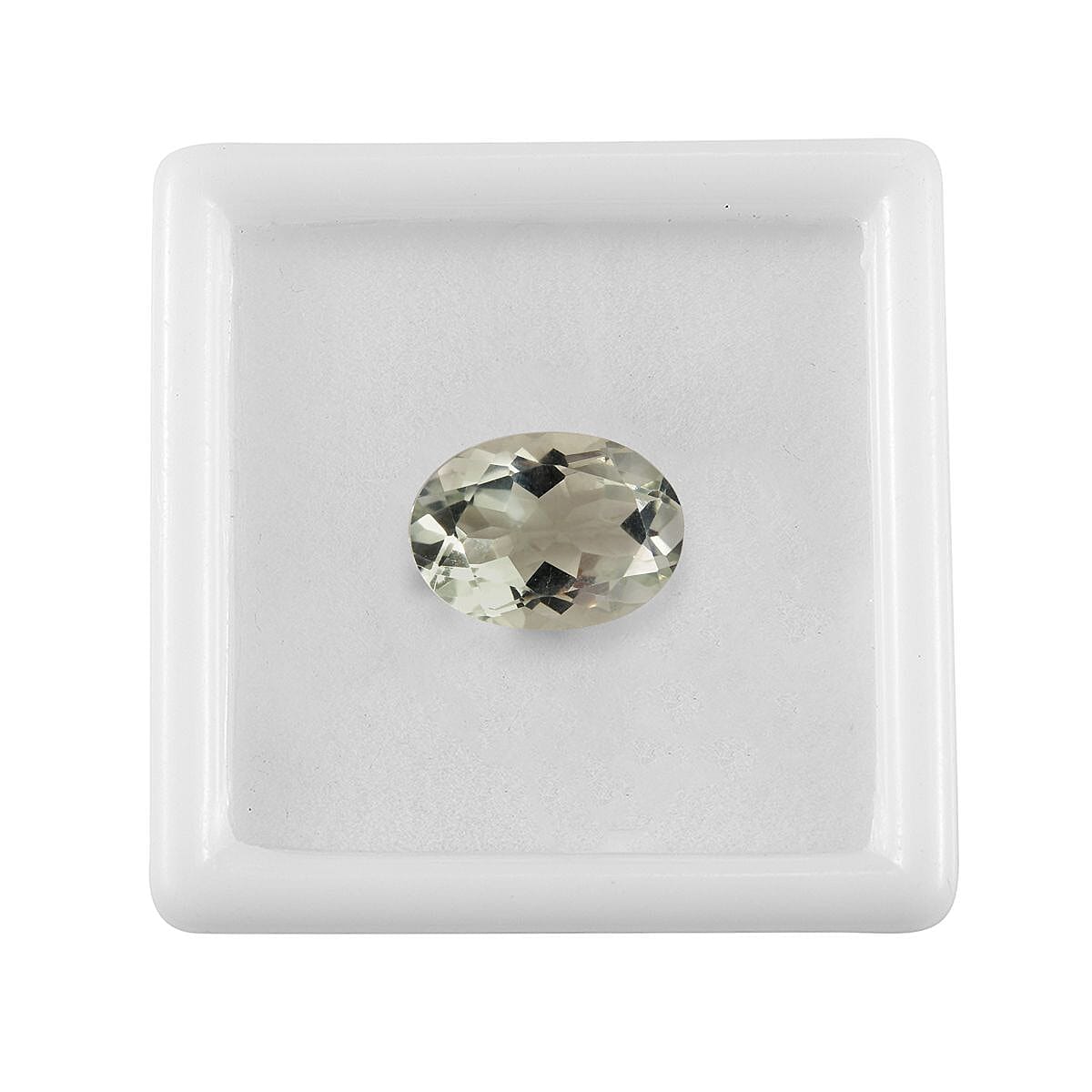 AAA Montezuma Prasiolite (Oval 14x10 mm) 5.72 ctw