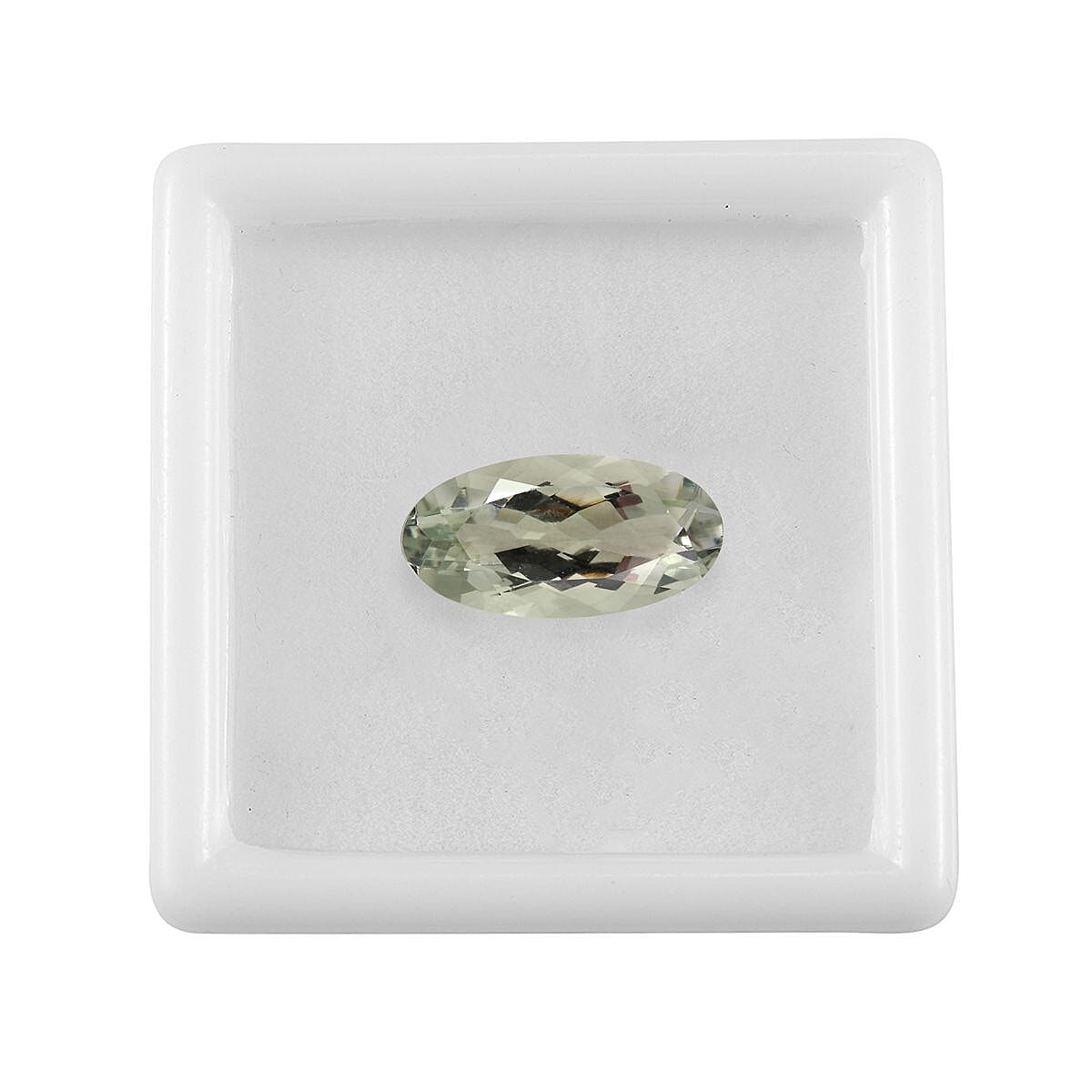 Montezuma Prasiolite (Oval 16x8 mm) 4.33 ctw