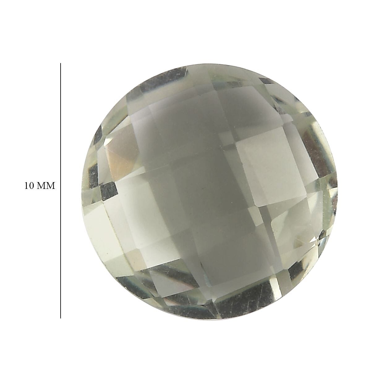 Montezuma Prasiolite (Rund 10 mm) 2.77 ctw image number 4