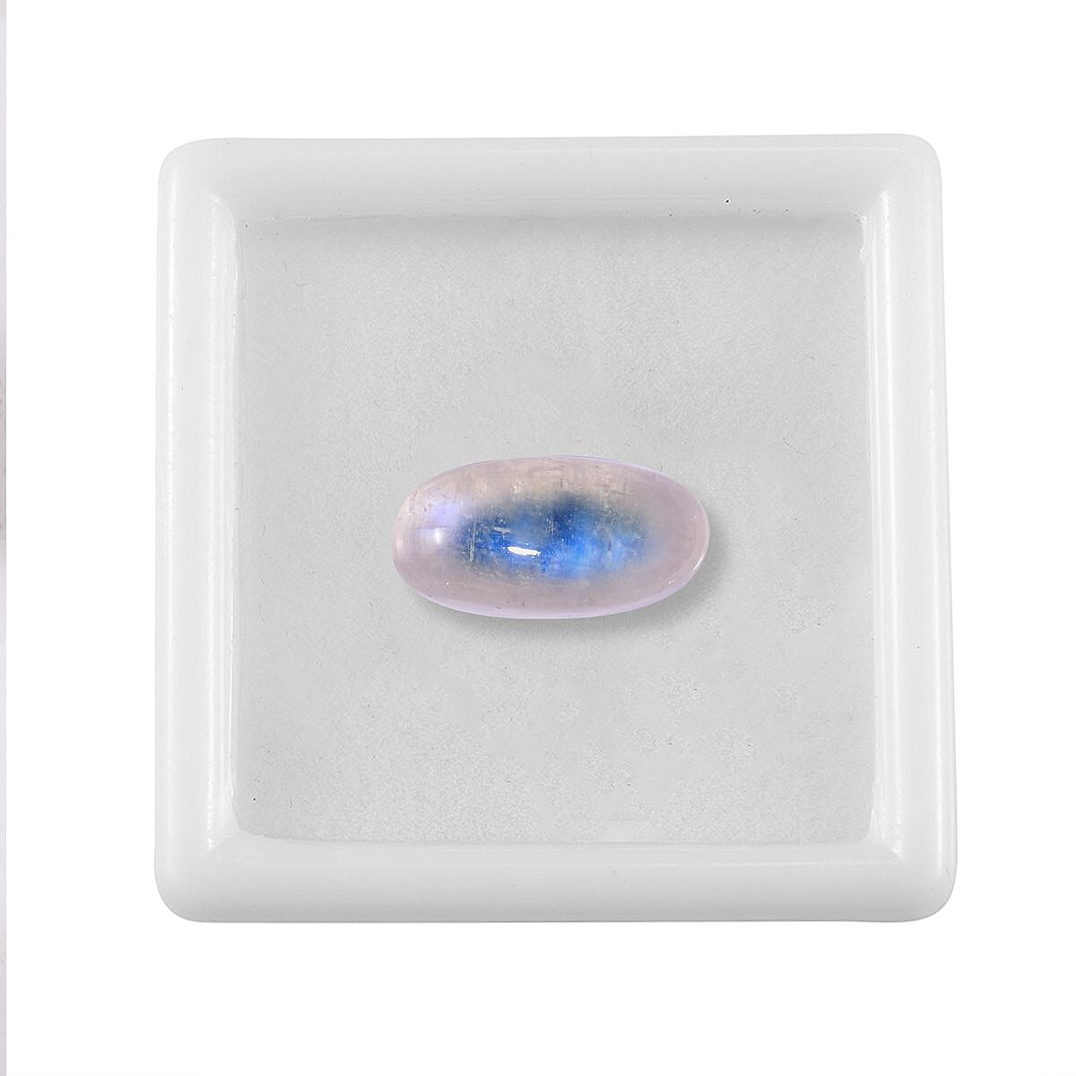 Rainbow Moonstone (Oval 16x8 mm) 6.38 ctw image number 4
