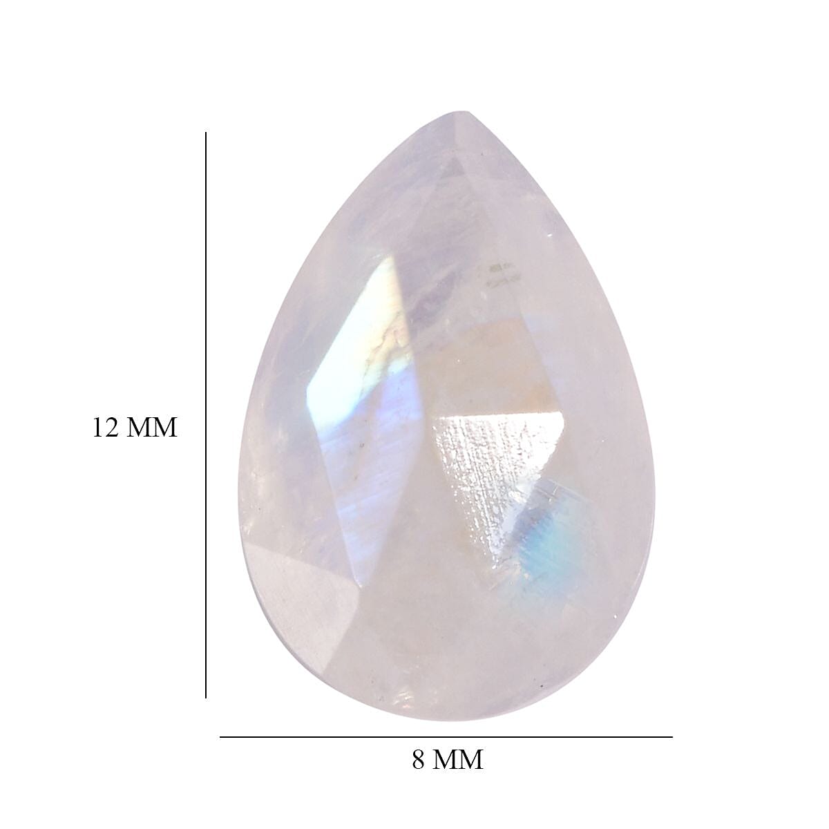 Rainbow Moonstone (Pear 12x8 mm) 2.70 ctw image number 5