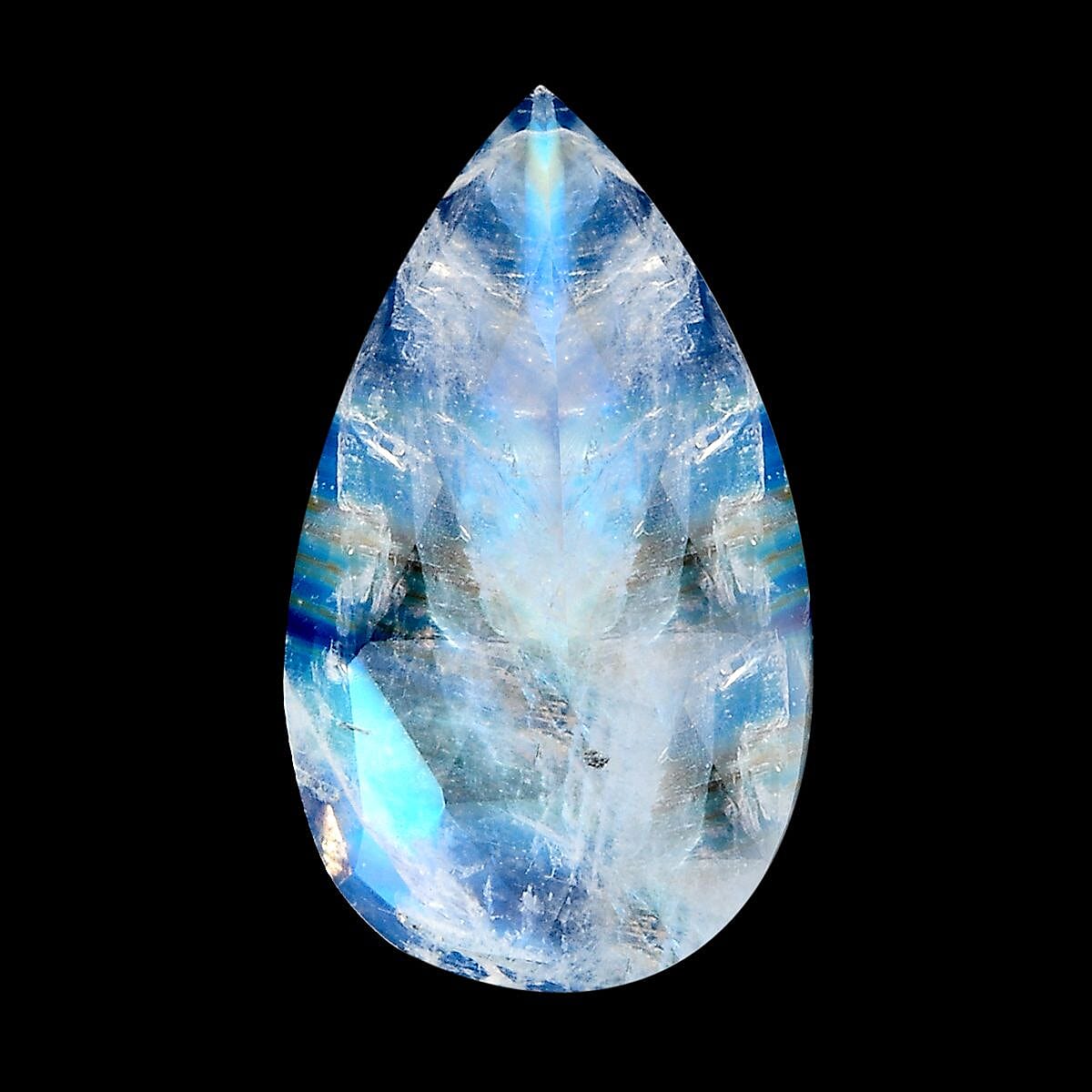 AA Rainbow Moonstone (Pear 14x8 mm) 3.07 ctw image number 2