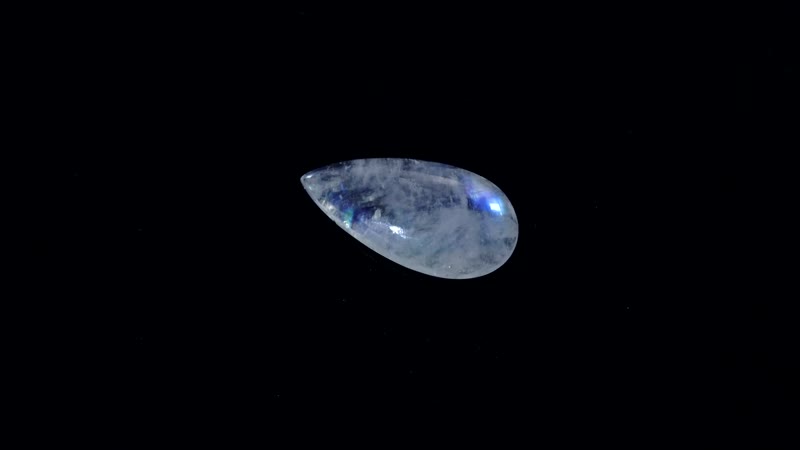 AA Rainbow Moonstone (Pear 20x10 mm) 5.95 ctw Loose Gemstone