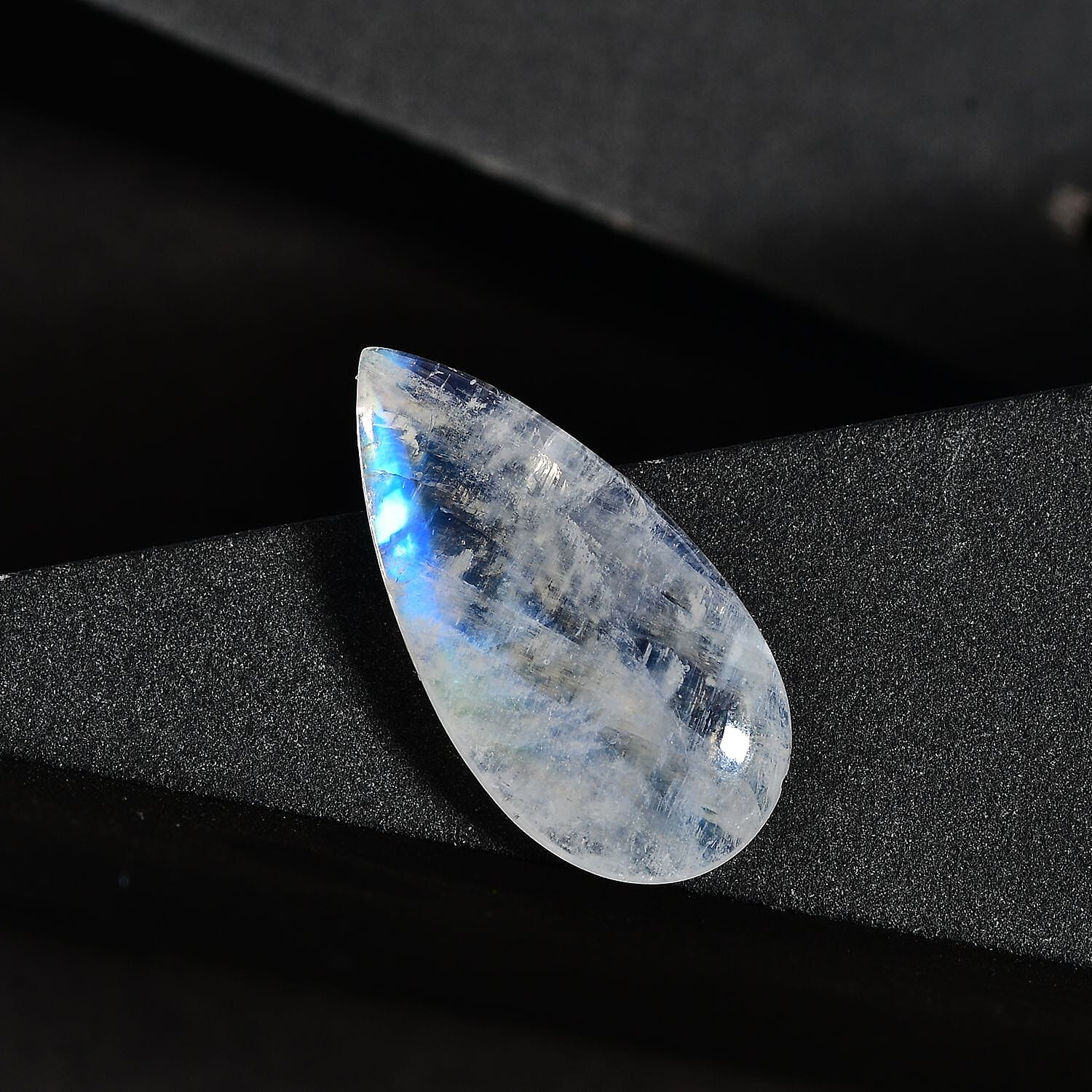 AA Rainbow Moonstone (Pear 20x10 mm) 5.95 ctw Loose Gemstone