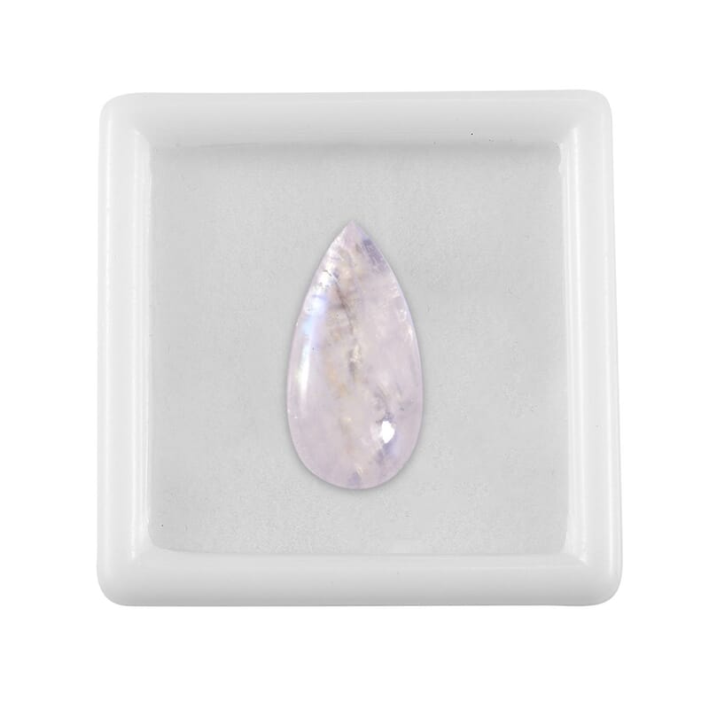 AA Rainbow Moonstone (Pear 20x10 mm) 5.95 ctw Loose Gemstone