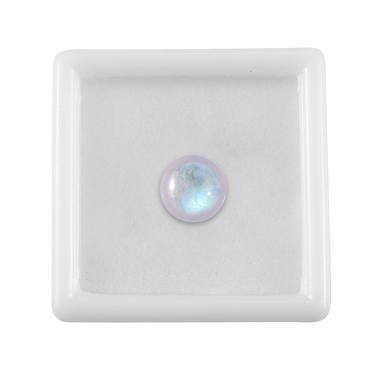 AA Rainbow Moonstone (Rnd 10 mm) 4.57 ctw Loose Gemstone