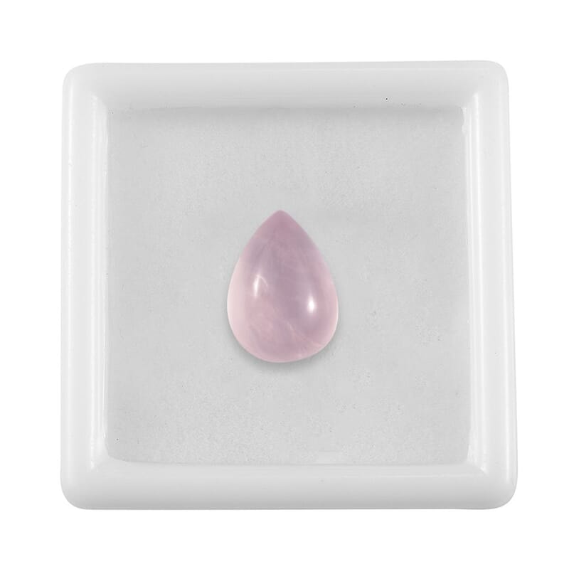 Galilea Rose Quartz (Pear 14x10 mm) 5.98 ctw