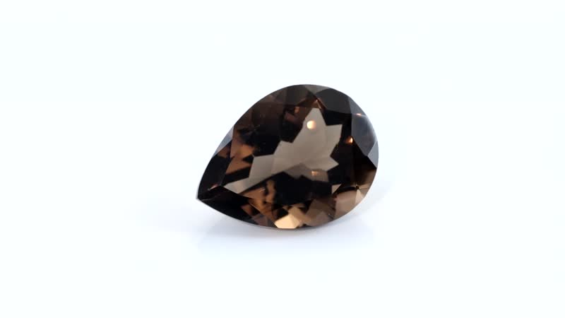 Brazilian Smoky Quartz (Pear 20x15 mm) 12.73 ctw