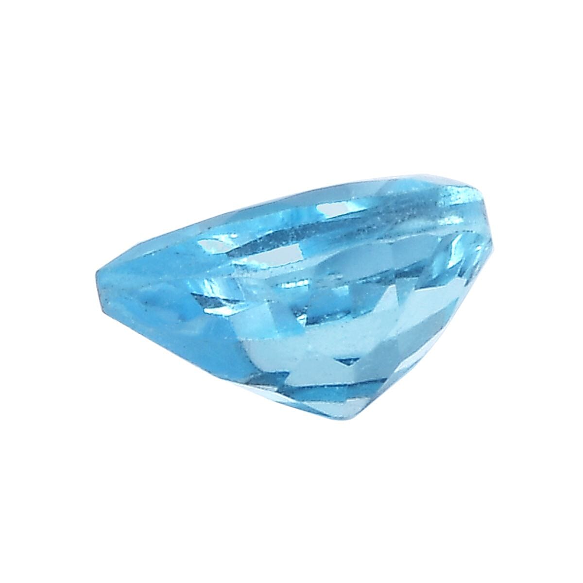 Swiss Blue Topaz Set of 2 (Pear 5x4 mm) 0.70 ctw