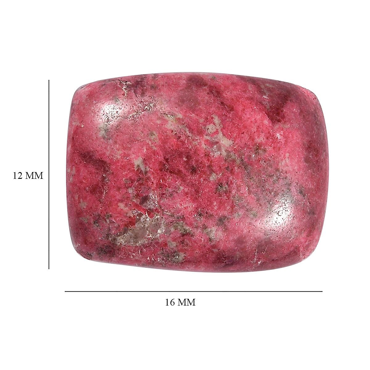 Norwegian Thulite (Cush 16x12 mm) 11.38 ctw