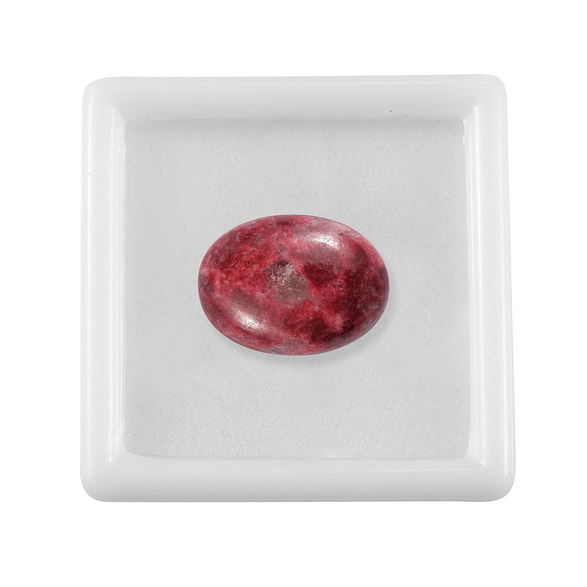 AA Norwegian Thulite (Ovl 18x13 mm) 13.30 ctw