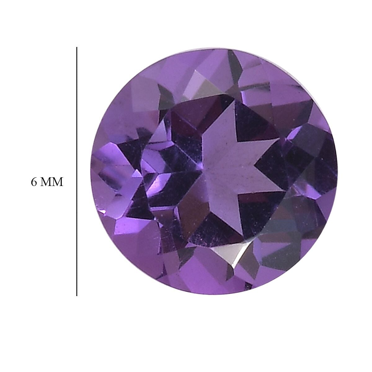 Uruguayan Amethyst Set of 2 (Rnd 6 mm) 1.49 ctw