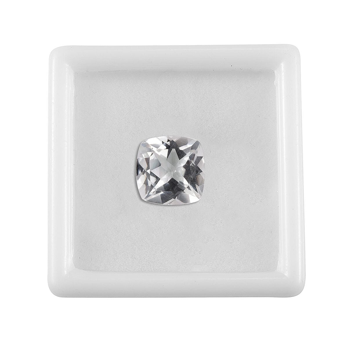 White Topaz (Cush 11x11 mm) 6.17 ctw