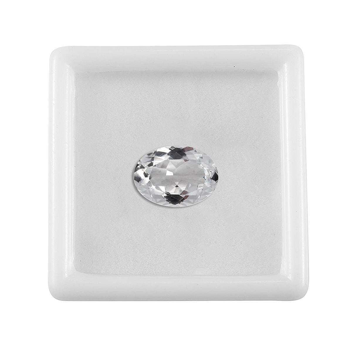 White Topaz (Ovl 14x10 mm) 6.71 ctw
