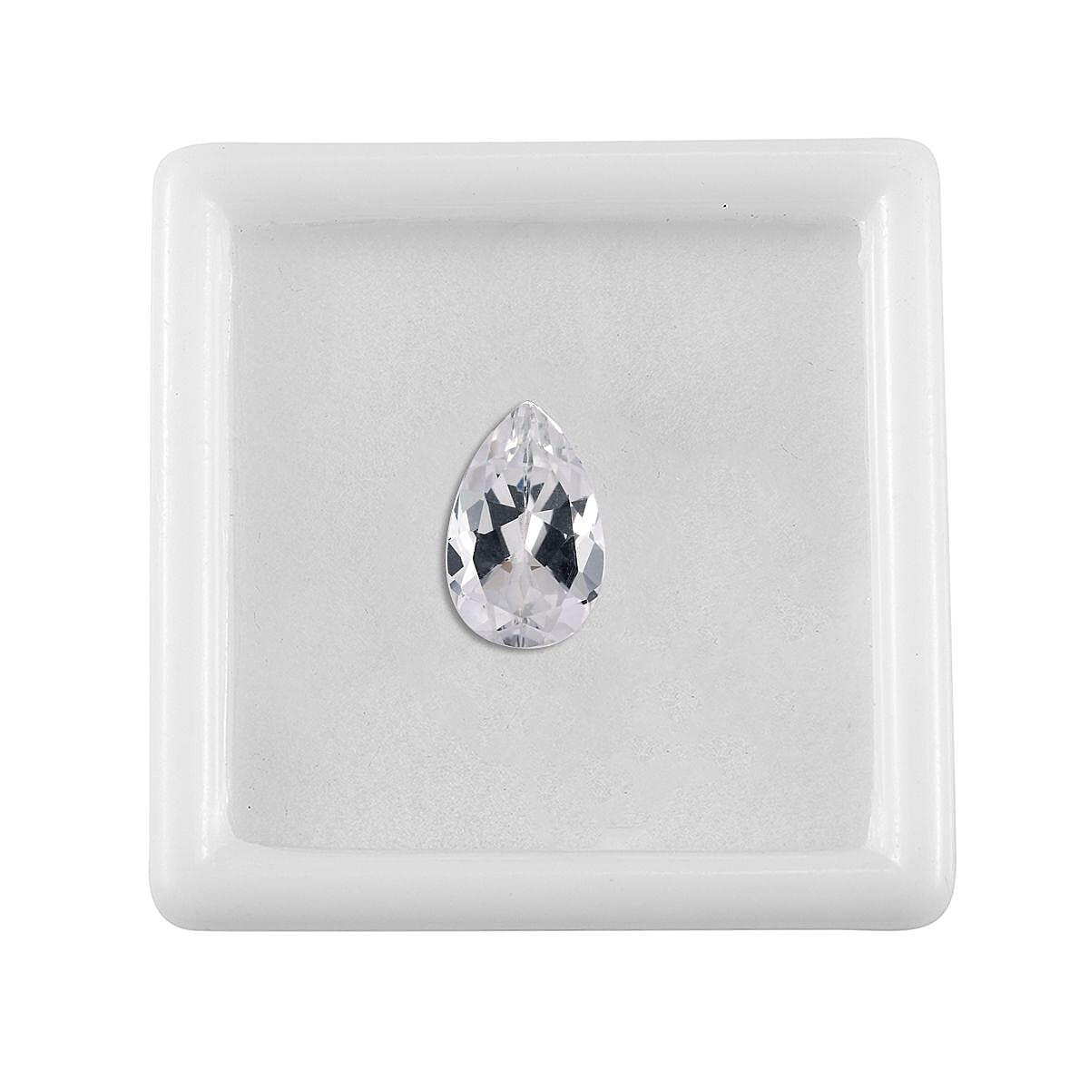 White Topaz (Pear 14x9 mm) 4.75 ctw