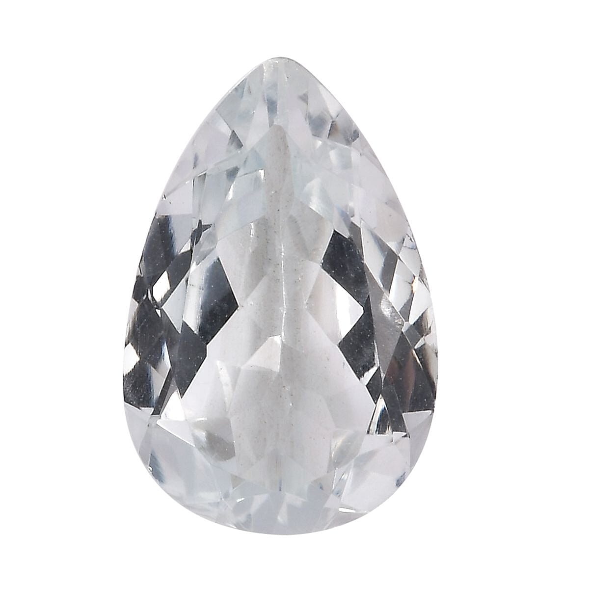 White Topaz (Pear 15x10 mm) 4.90 ctw