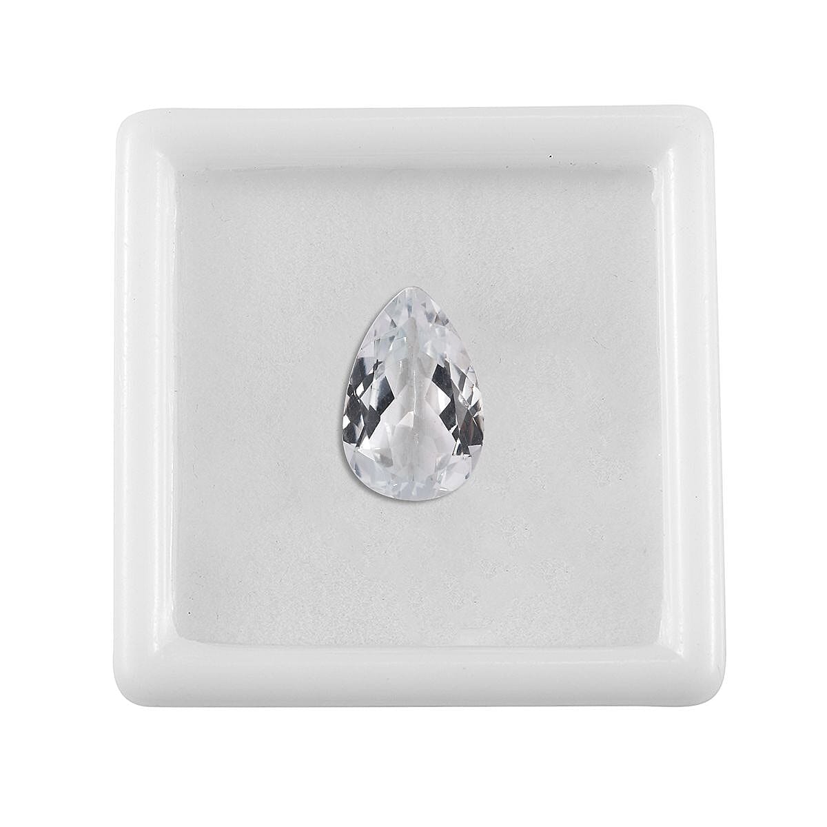 White Topaz (Pear 15x10 mm) 4.90 ctw