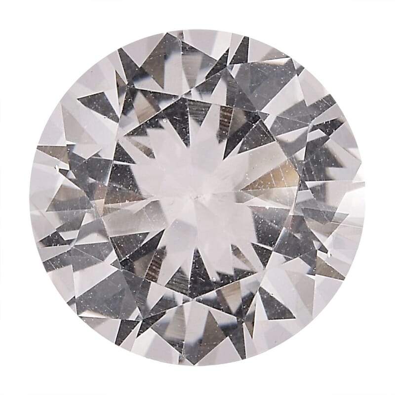 White Topaz (Rnd 12 mm) 5.21 ctw