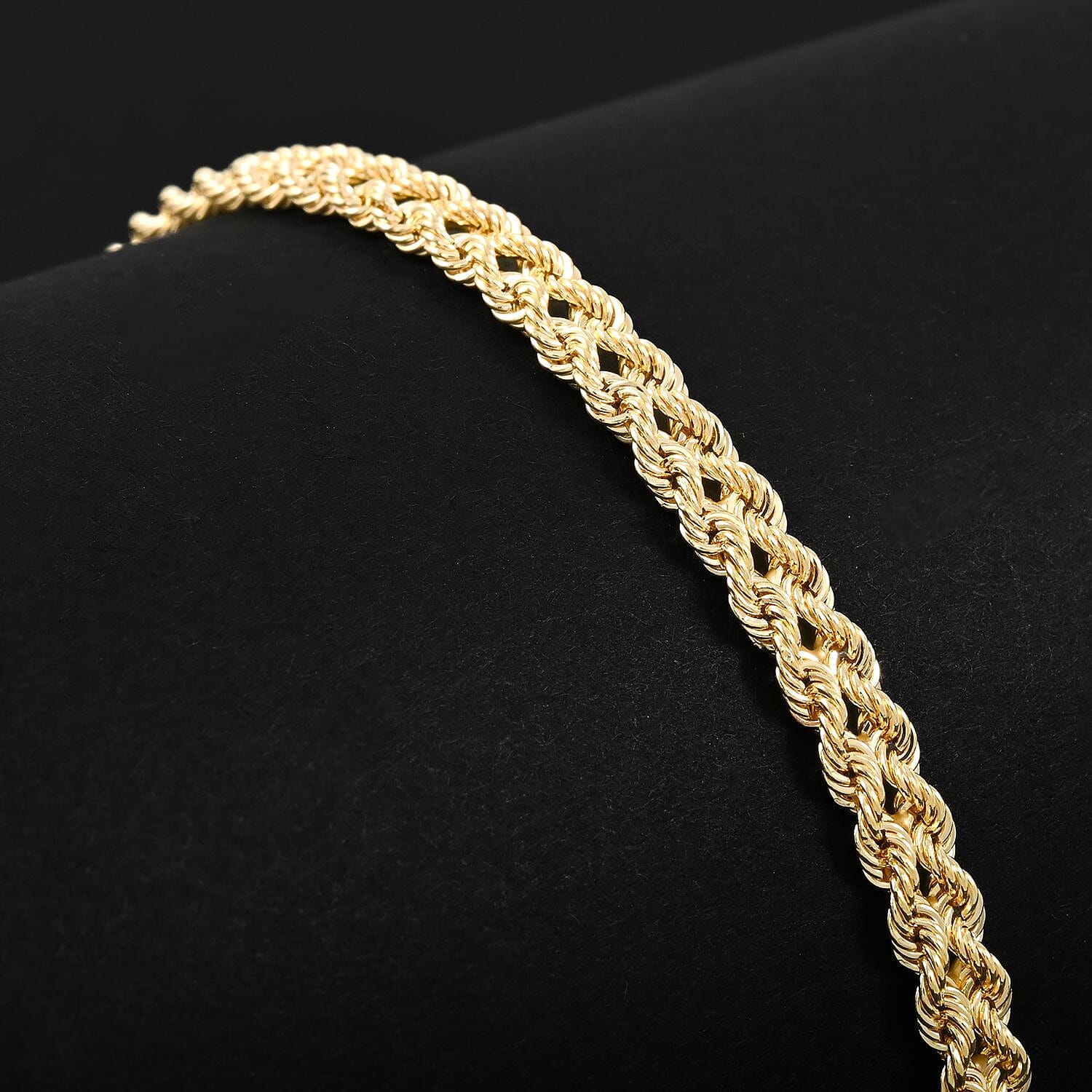 Italian 10K Yellow Gold Bracelet (7.50 In) 2.18 Grams