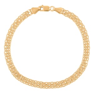 Italian Venetian Chain Bracelet in 10K Yellow Gold (7.50 In) 2.5 Grams