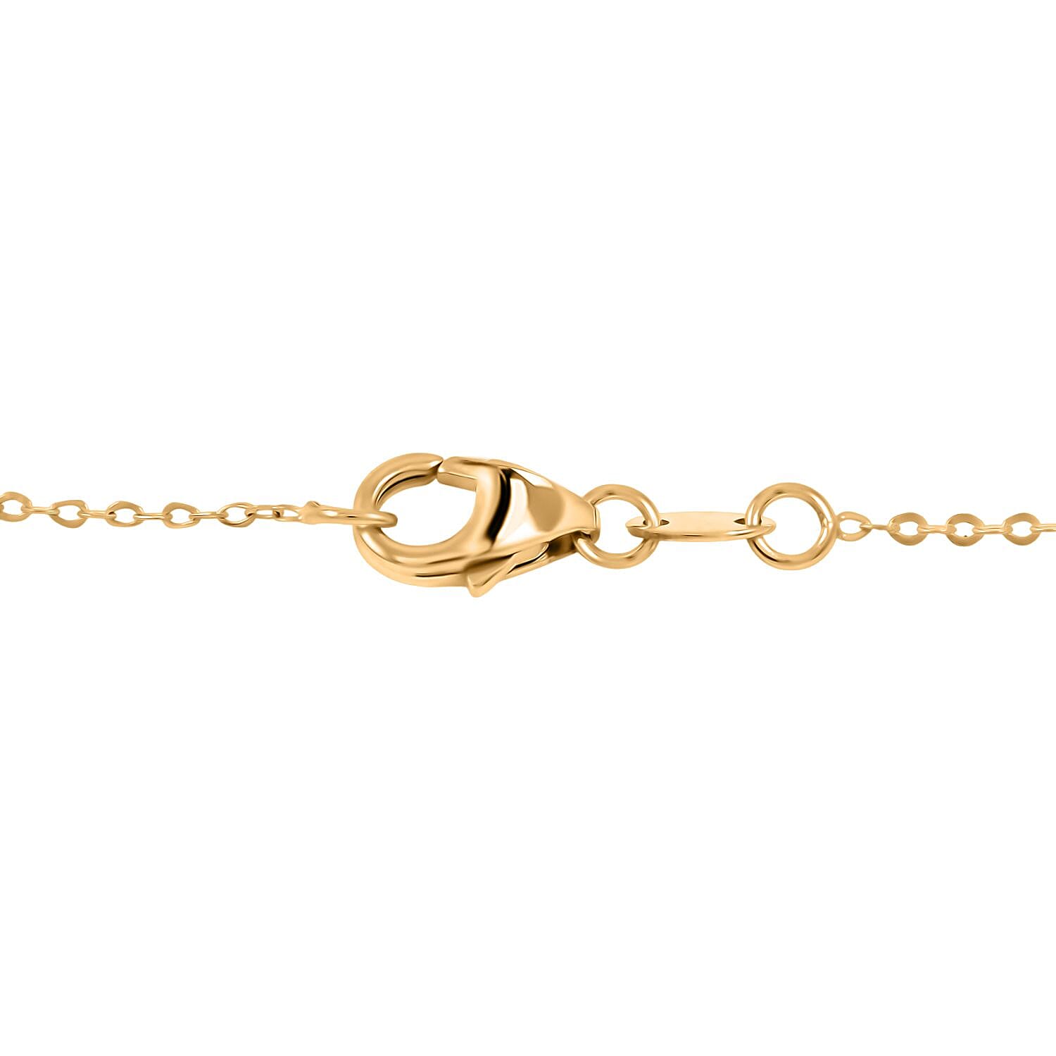 Italian Evil Eye Necklace in 10K Yellow Gold 2 Grams 18 Inches