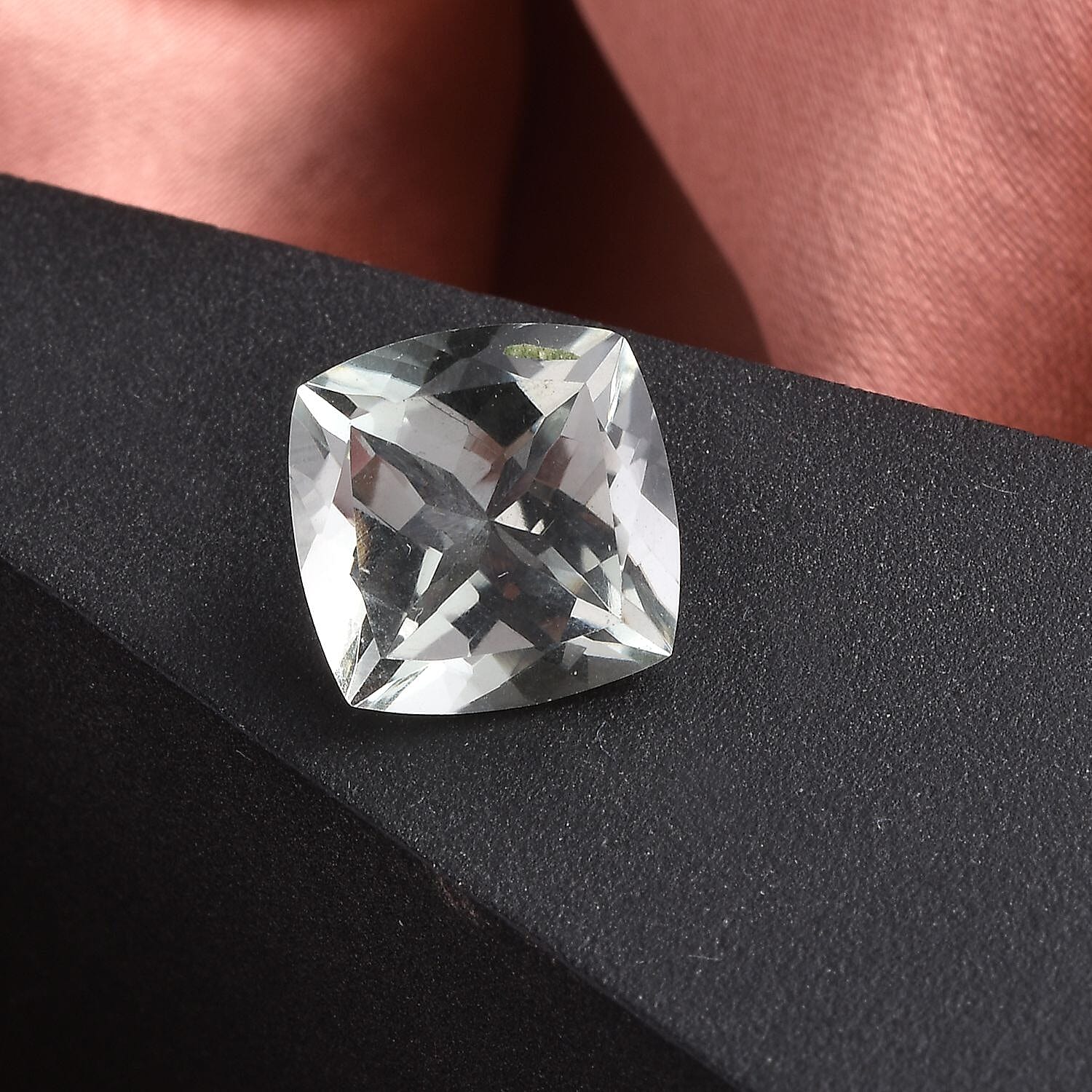 Montezuma Prasiolite (Cush 11x11 mm) 5.00 ctw