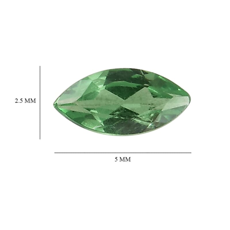 AA Tsavorite Garnet Set of 2 (Mrq 5x2.5 mm) 0.26 ctw