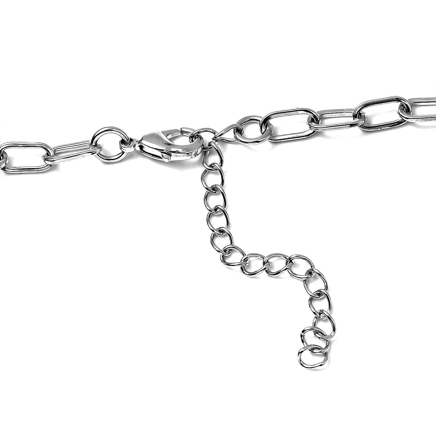 Karis Mojave Blue Turquoise Pendant com Necklace (18 Inches) in Platinum Bond 32.90 ctw