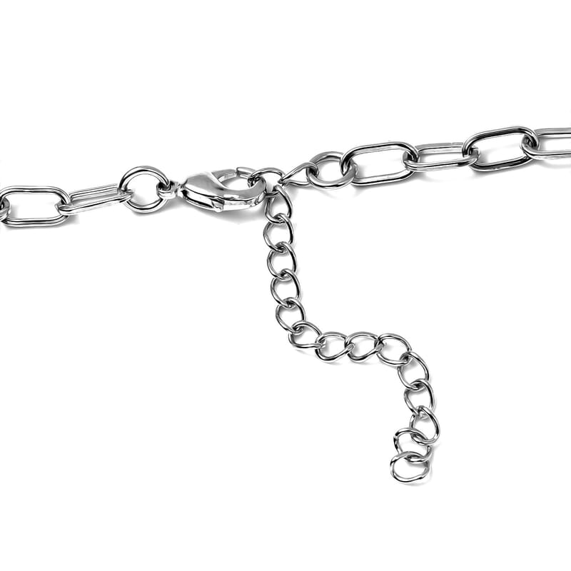 Karis Mojave Blue Turquoise Pendant com Necklace (18 Inches) in Platinum Bond 32.90 ctw