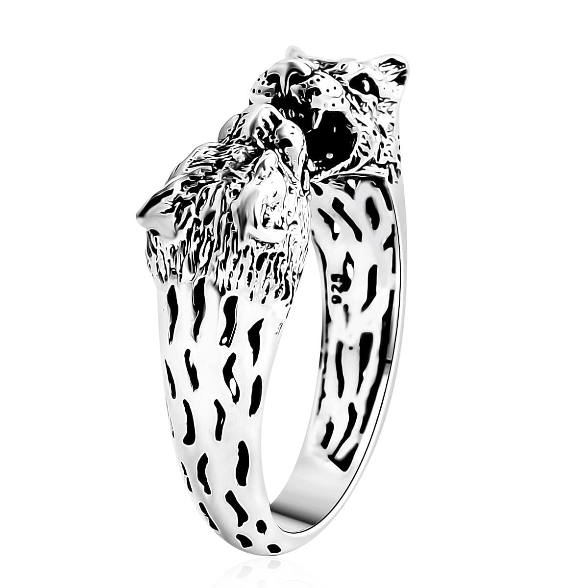 Bali Legacy Sterling Silver Lion Ring (Size 10.0) 6.46 Grams image number 3