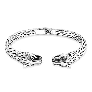 Bali Legacy Sterling Silver Cuff Bangle Bracelet (7.25 In) 31.59 Grams