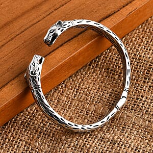 Bali Legacy Sterling Silver Cuff Bangle Bracelet (7.25 In) 31.59 Grams