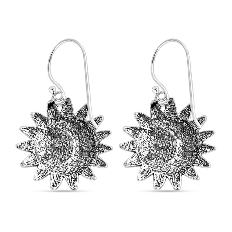 Bali Legacy Sun and Moon Earrings in Sterling Silver 5 Grams