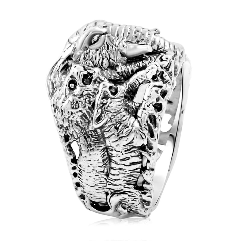   Sterling Silver Ring,  Silver Wt. 11.35 g (Size 9)