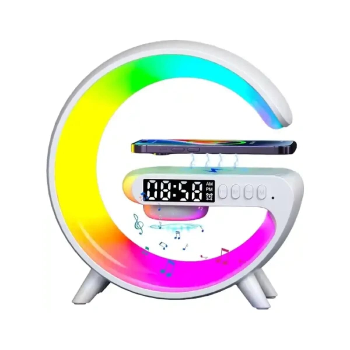LED Wireless Charging Bluetooth Speaker image number 1