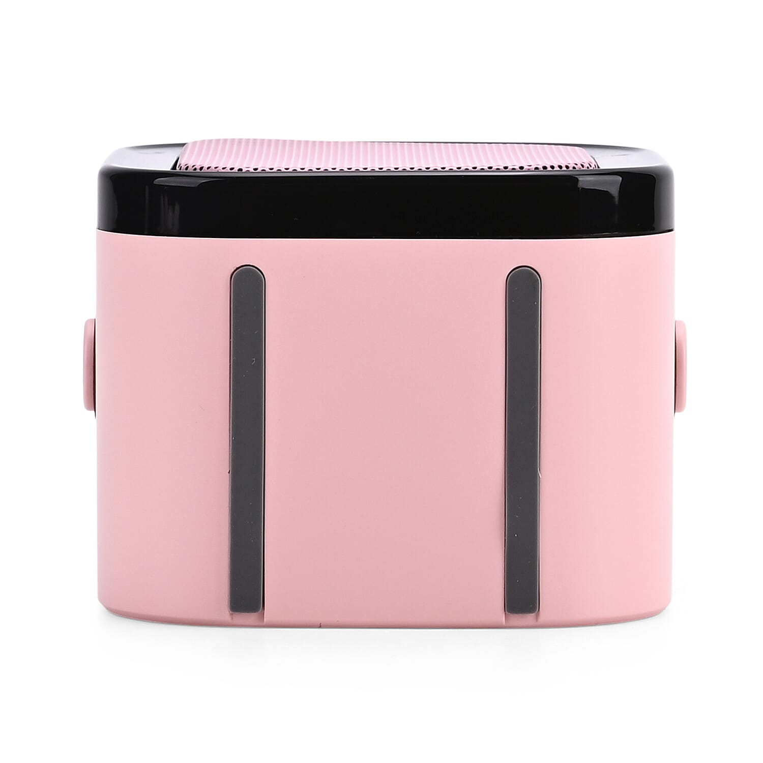 3pcs Bluetooth Karaoke Speaker with Colorful LED lights and 2pc Wireless Microphone - Pink