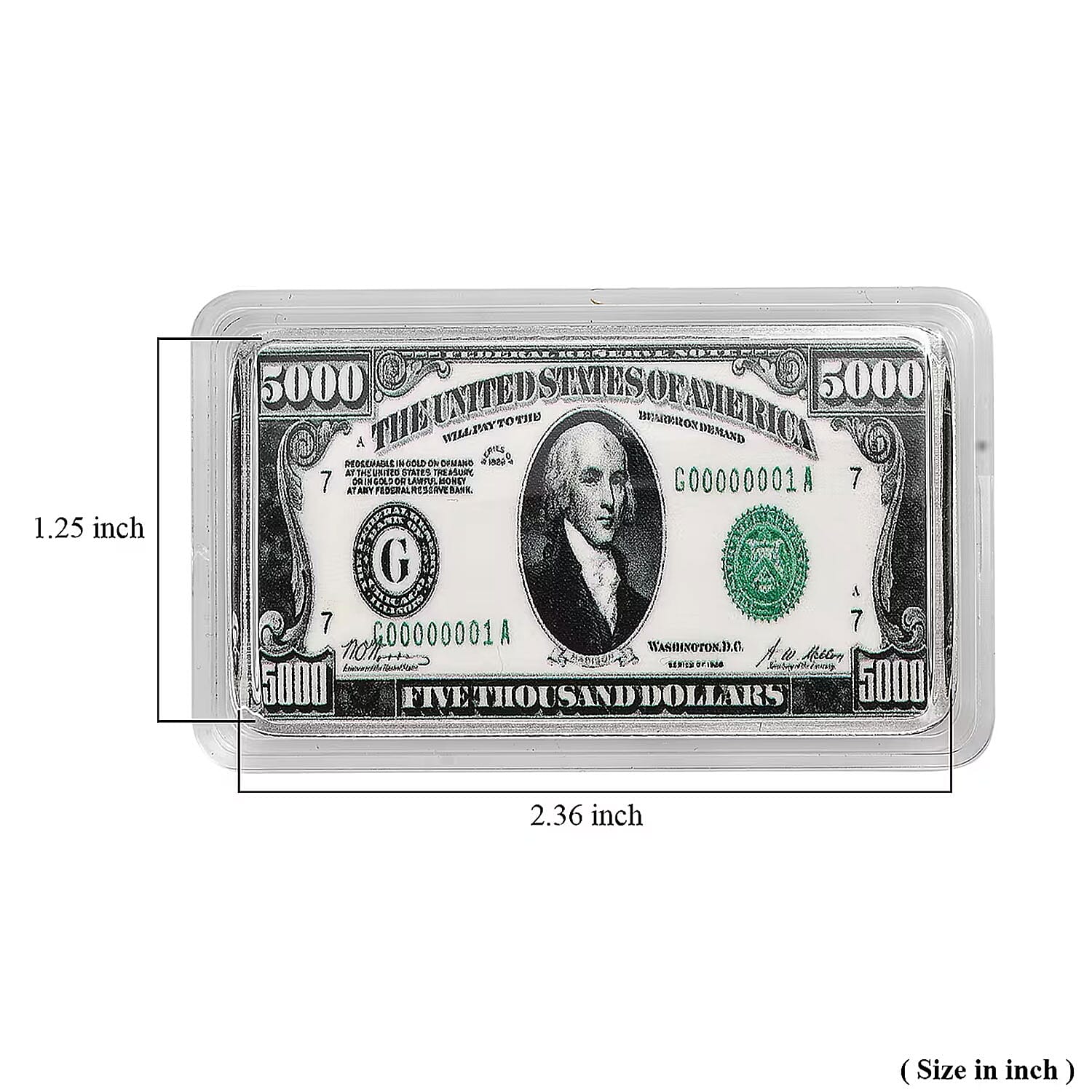 999.9 Fine Silver One Troy Ounce Bullion Currency Bar 31.1 Grams