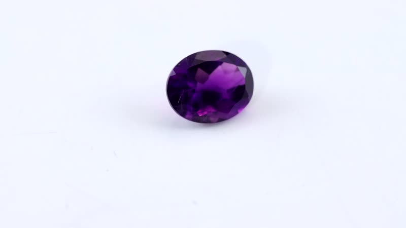 AAA African Amethyst (Ovl 10x8 mm) 2.13 ctw Loose Gemstone