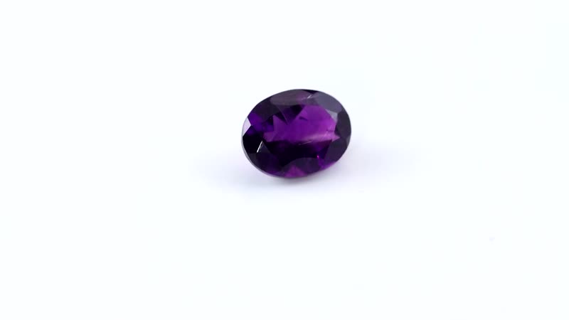 AA African Amethyst (Ovl 9x7 mm) 1.49 ctw Loose Gemstone
