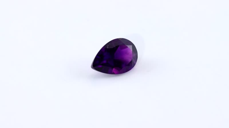 AA African Amethyst (Pear 10x7 mm) 1.49 ctw Loose Gemstone
