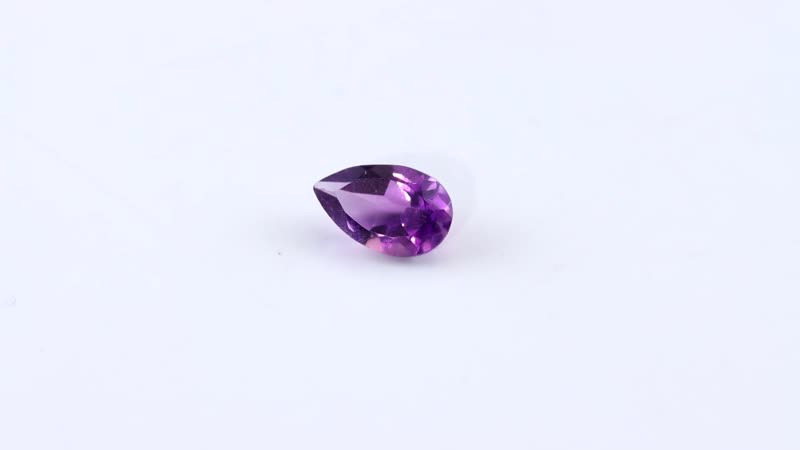 African Amethyst (Pear 8x5 mm) 0.70 ctw Loose Gemstone