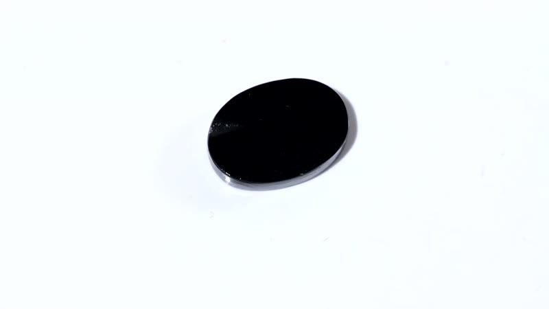 Black Onyx (Ovl 14x10 mm) 3.94 ctw Loose Gemstone