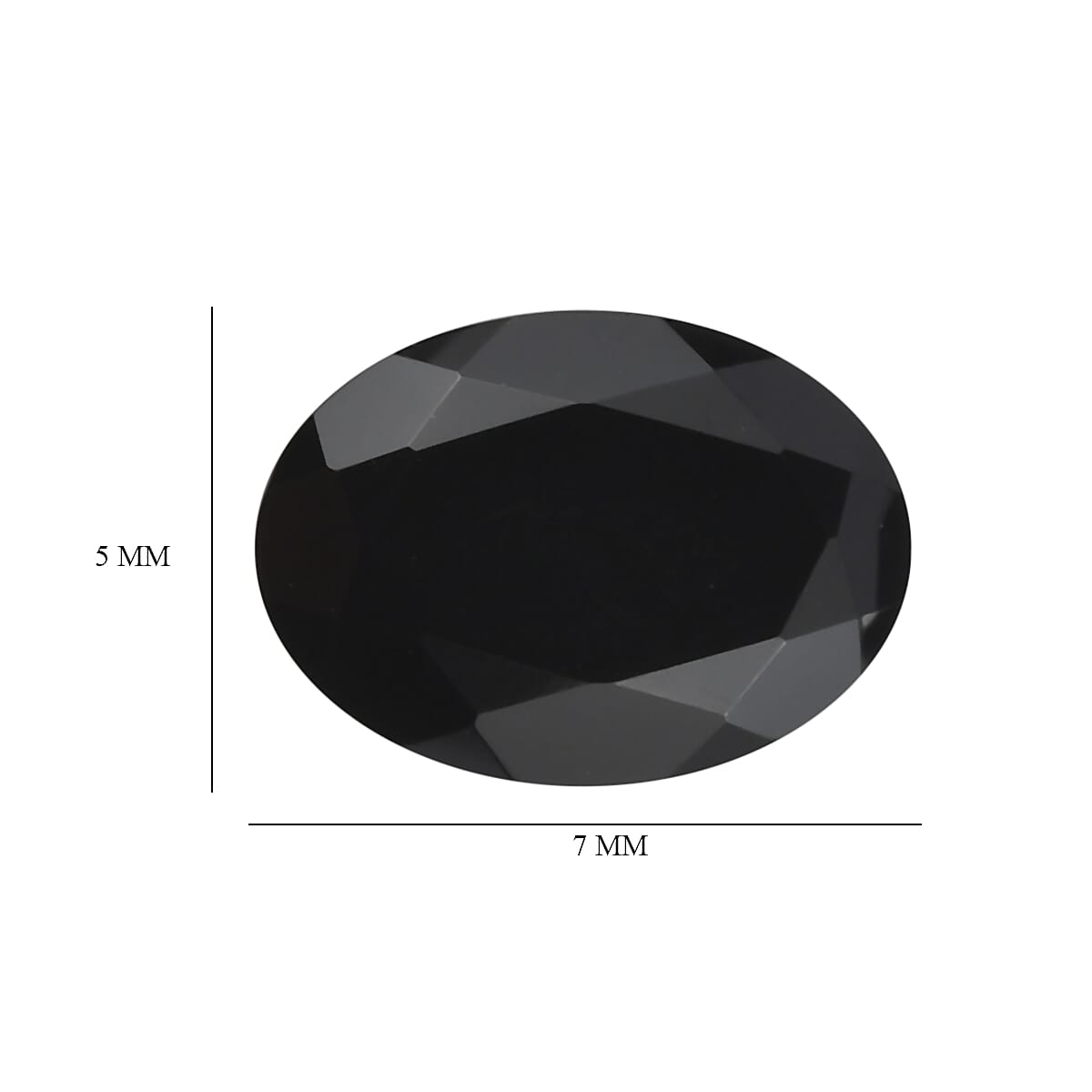 AA Black Onyx Set of 5 (Ovl 7x5 mm) 3.25 ctw Loose Gemstone