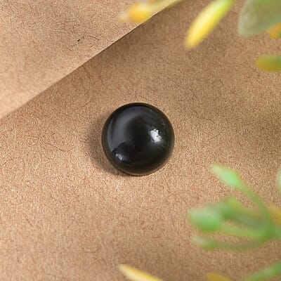 Black Onyx (Rnd 8 mm) 2.09 ctw Loose Gemstone